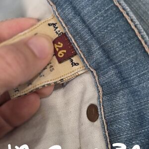 7 For All Mankind Women's Blue Slim Jeans